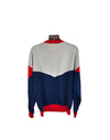 Vintage Adidas Sweatshirt Blue White Red 1990s (S)