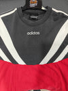 Vintage Adidas T-Shirt Red Black 1990s (M)