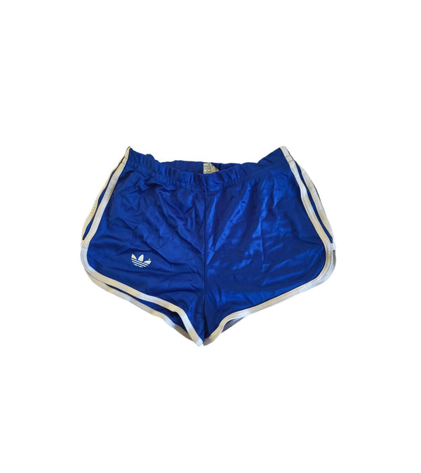 Vintage Adidas Ventex Shorts 1980s Blue White (S)