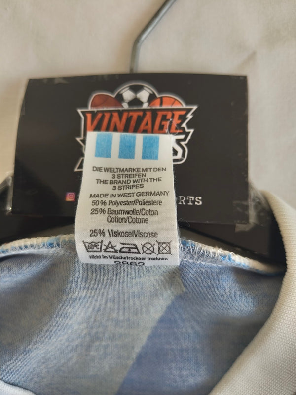 Vintage Football Shirt Adidas Blue 1980s (L)