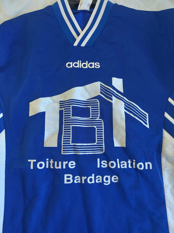 Vintage Football Shirt Adidas Blue 1990s (XL) 3