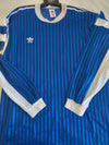 Vintage Football Shirt Adidas Blue White 1990s (L)