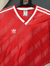 Vintage Football Shirt Adidas Red 1990s (L)
