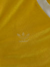 Vintage Football Shirt Adidas Yellow White 1980s (M)