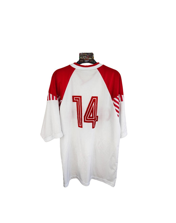 Vintage Football Shirt Le Coq Sportif Groupama 1990s (XL) 14