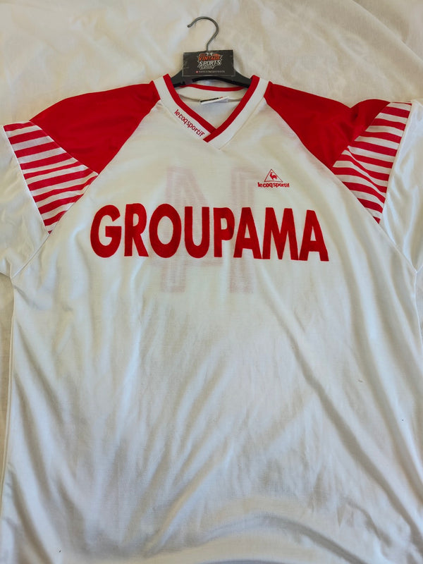 Vintage Football Shirt Le Coq Sportif Groupama 1990s (XL) 14