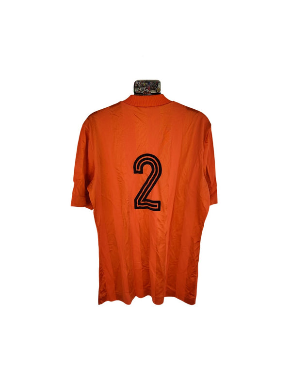 Vintage Football Shirt Le Coq Sportif Orange 1980s (M) 2