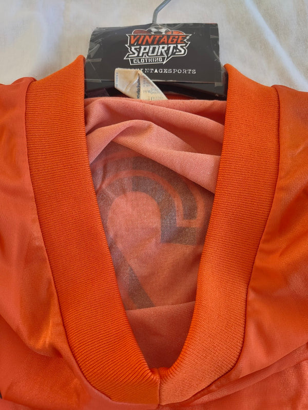 Vintage Football Shirt Le Coq Sportif Orange 1980s (M) 2