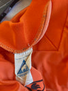 Vintage Football Shirt Le Coq Sportif Orange 1980s (M) 2