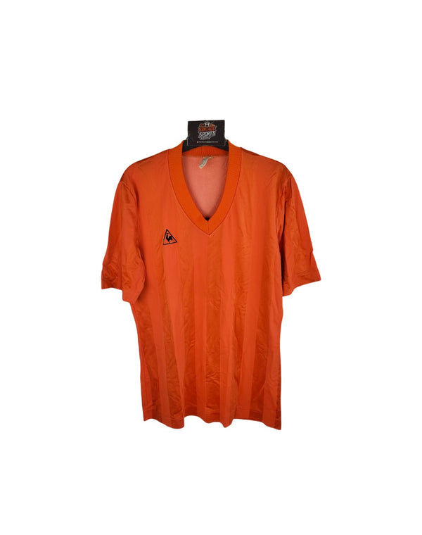 Vintage Football Shirt Le Coq Sportif Orange 1980s (M) 2
