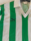 Vintage Football Shirt Puma 1980s Green white (M)
