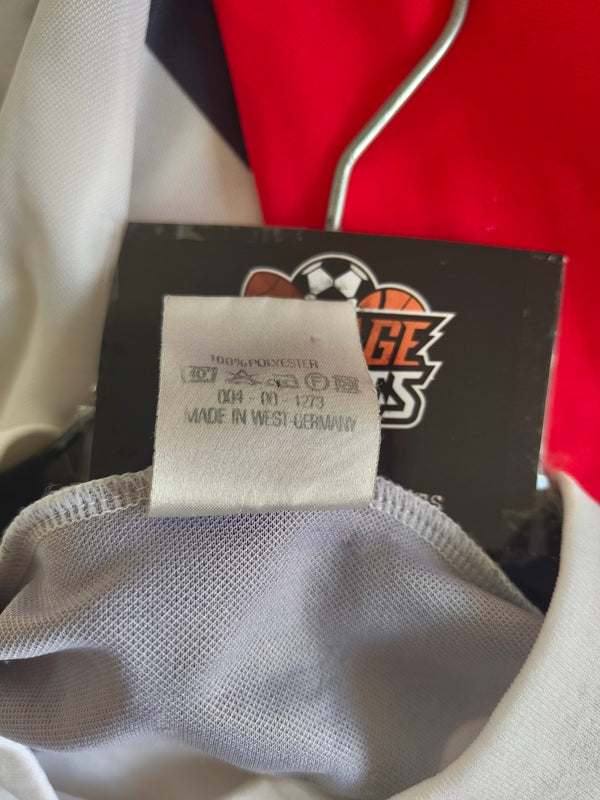 Vintage Football Shirt Puma 1990s Red white black (L)