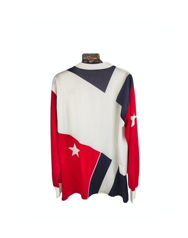 Vintage Football Shirt Puma 1990s Red white black (L)