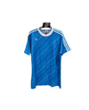 Vintage Football Shirt Template Adidas Blue 1980s (L) 13