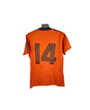 Vintage Football Shirt Template Adidas Orange 1970s (M) #14