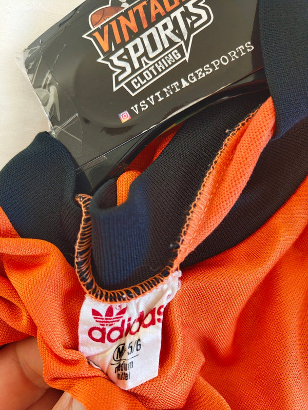 Vintage Football Shirt Template Adidas Orange 1970s (M) #14