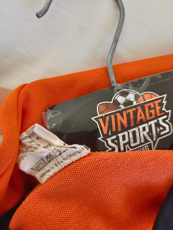 Vintage Football Shirt Template Adidas Orange 1970s (M) #14