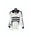 Vintage Goalkeeper Shirt Adidas 1990s white Black (L) Number 1