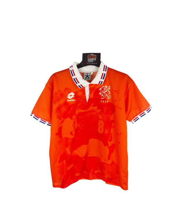 Netherlands Home Football Shirt 1996-1997 8 Bergkamp