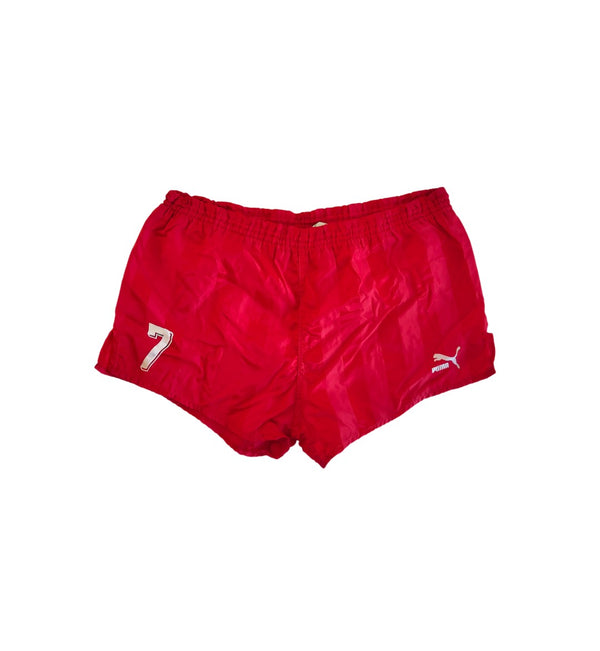 Vintage Puma Football Sprinter Shorts 1990s Red (L) #7