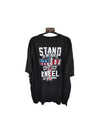 Stand For Flag Kneel For The Cross USA T-Shirt 2017 (XXL)