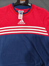 Vintage T-Shirt Adidas Red Blue 1990s (L)