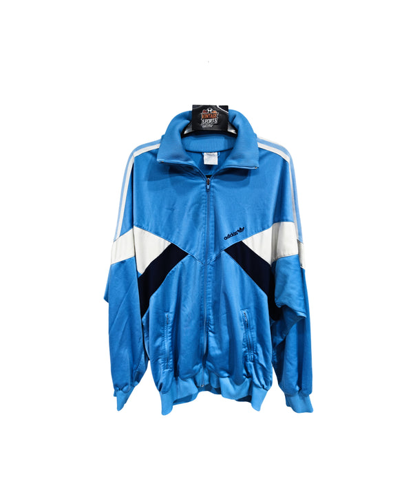 Vintage Track Top Jacket Adidas Blue 1990s (XL)