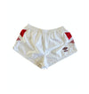 Vintage Umbro Football Sprinter Shorts 1980s White Red (M)