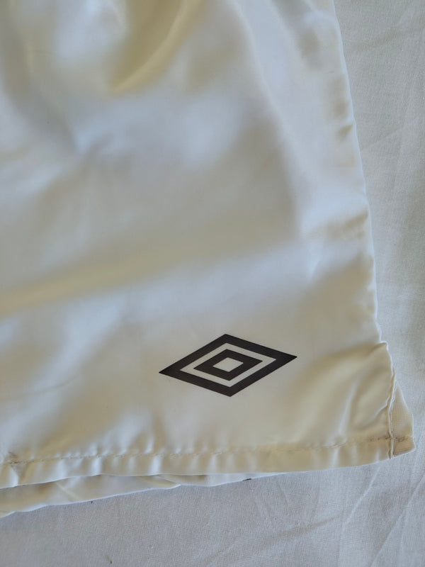 Vintage Umbro Football Sprinter Shorts 1980s White (S)