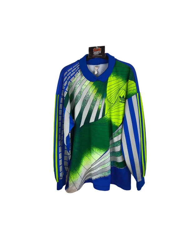 Vintage Adidas Football Template Goalkeeper Shirt 1990-1992 (L) #1