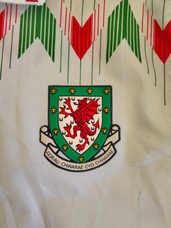 Wales Away Football Shirt 1990-1992 (L)