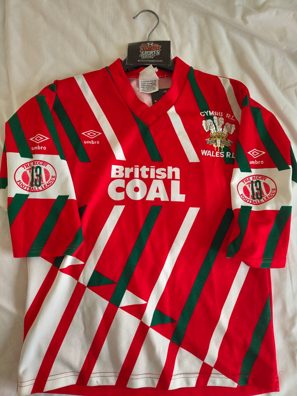 Wales Rugby League Home Shirt 1991 (Youths)