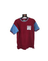 West Ham United FC Official Retro home Football shirt 1960-1963 (M) 6 Bobby Moore