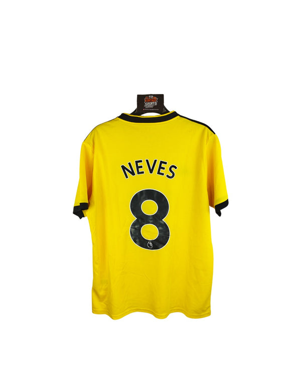 Retro Wolverhampton Wanderers Wolves Home Football Shirt 2018-2019 #8 Neves
