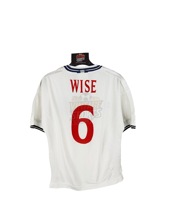 England Home Football Shirt 1999-2001 Number 6 Wise