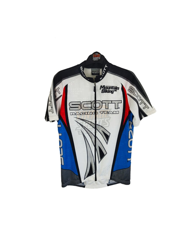 Scott Racing Mountain Bike UK Full Zip Jersey 2000s