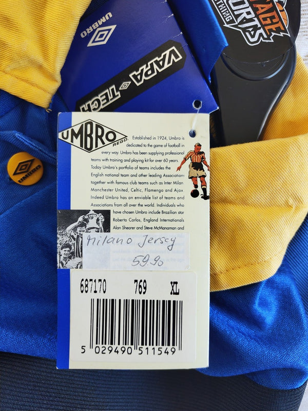 NEW Vintage Umbro Milano Shirt 1990s