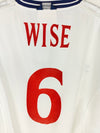 England Home Football Shirt 1999-2001 Number 6 Wise