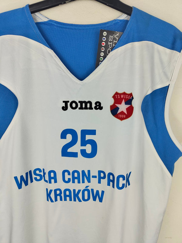 Matchworn Wisla Krakow Reversible Basketball Jersey number 25