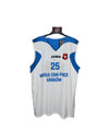 Matchworn Wisla Krakow Reversible Basketball Jersey number 25