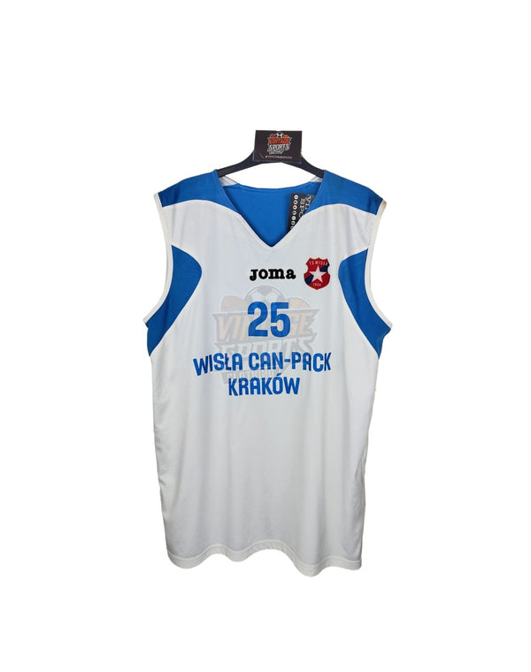 Matchworn Wisla Krakow Reversible Basketball Jersey number 25