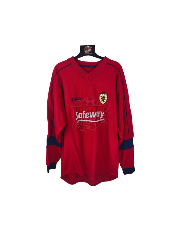 Scotland Goalkeeper Football Shirt 2001-2003