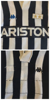 Juventus FC Long Sleeve Home Football Shirt 1985-1986 (M) 10 Platini