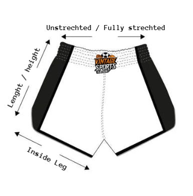 Size guide for shorts